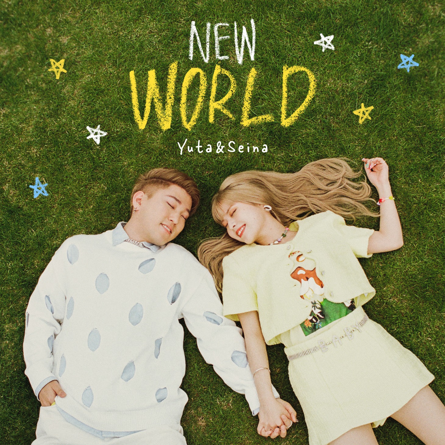 Yuta & Seina「New World」配信ジャケット