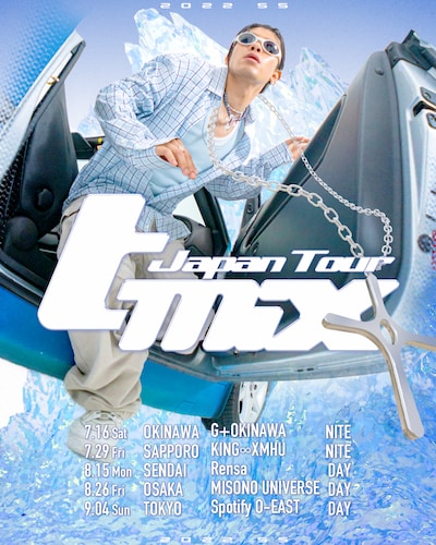 「t-mix Japan Tour 2022 ss」ビジュアル