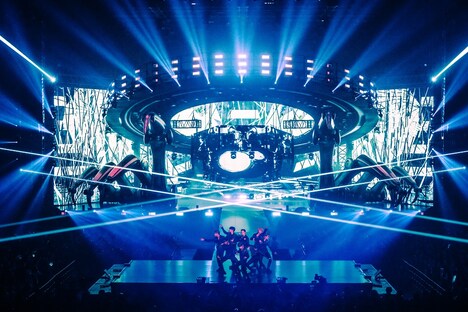 「Stray Kids 2nd World Tour "MANIAC" in JAPAN」神戸ワールド記念ホール公演初日の様子。（撮影：田中聖太郎）