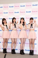 左から河西結心、八木栞、福田真琳、豫風瑠乃。