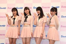 左から河西結心、八木栞、福田真琳、豫風瑠乃。