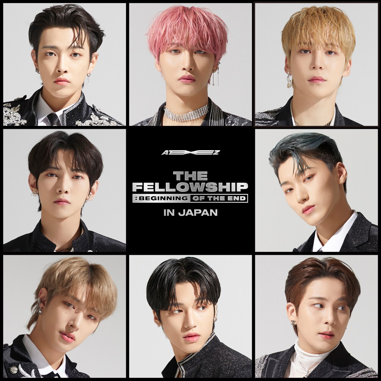 「ATEEZ 2022 WORLD TOUR［THE FELLOWSHIP : BEGINNING OF THE END］in JAPAN」告知ビジュアル