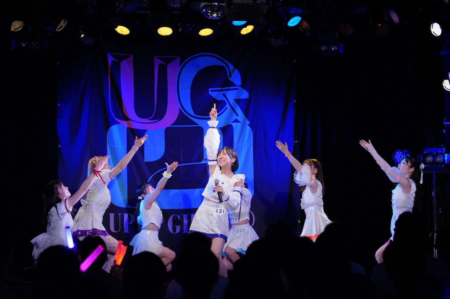 「アップアップガールズ（２） U（２）Zone LINE」の様子。