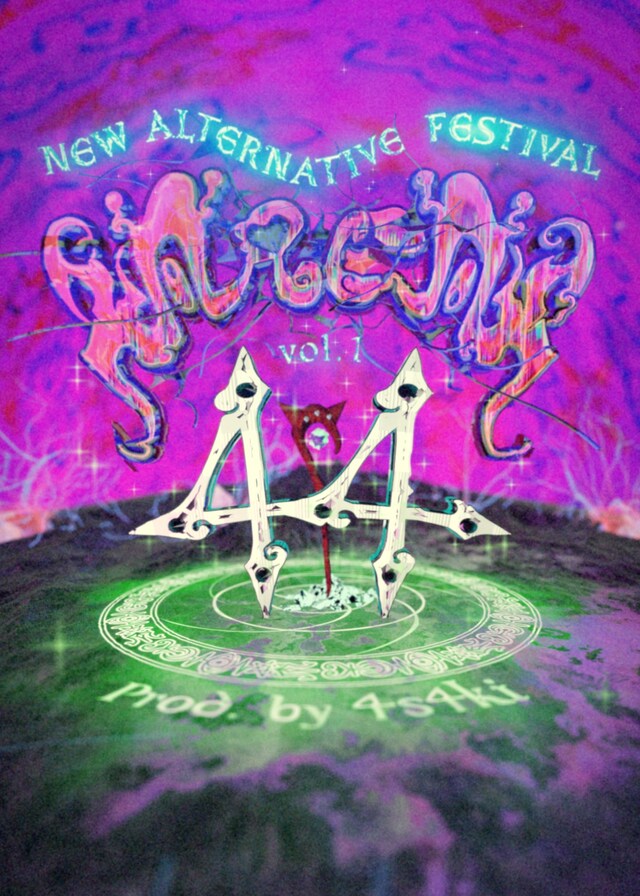 「NEW ALTERNATIVE FESTIVAL“AREA 44 vol.1” prod. by 4s4ki」告知ビジュアル
