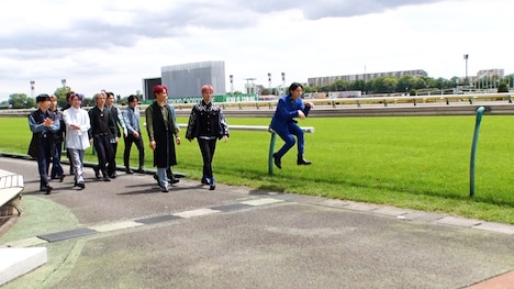 撮影時の様子。