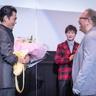 映画「TELL ME ~hideと見た景色~」上映会で今井翼、hide実弟の松本裕士氏とのサプライズ対面に感涙