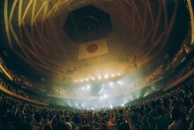 「Saucy Dog ARENA TOUR 2022 "Be yourself"」2022年6月9日 東京・日本武道館公演の様子。