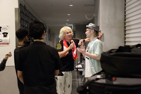 終演後のブリーフ＆トランクス。（撮影：石塚康之）