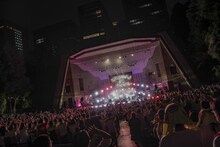 「SHISHAMO NO YAON!!! 2022」東京・日比谷公園大音楽堂（日比谷野音）公演より。（撮影：柴田恵理）