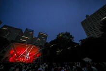 「SHISHAMO NO YAON!!! 2022」東京・日比谷公園大音楽堂（日比谷野音）公演より。（撮影：柴田恵理）