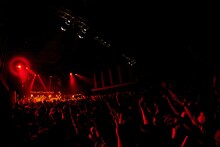 「MAN WITH A MISSION Presents Break and Cross the Walls Tour 2022」広島公演の様子。