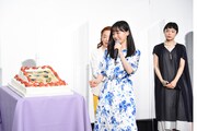 サプライズで芦田愛菜の誕生日ケーキが登場。