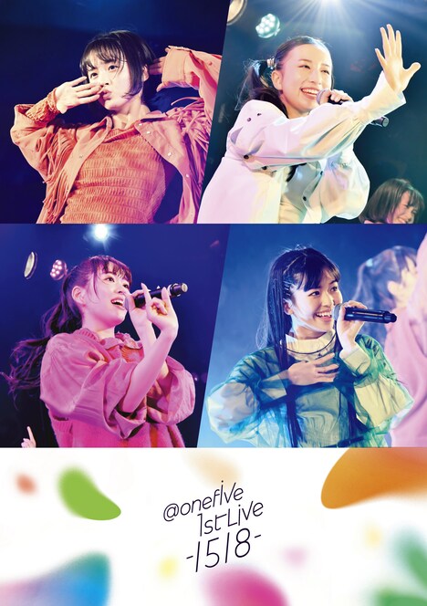 @onefive「@onefive 1st LIVE-1518- at SHIBUYA CLUB QUATTRO」通常盤ジャケット
