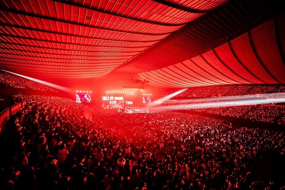 「Stray Kids 2nd World Tour "MANIAC" in JAPAN」の様子。（撮影：田中聖太郎）