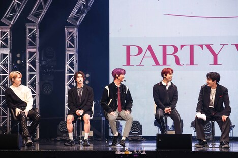 JO1 2ndアルバム発売記念ショーケースイベント「PARTY With Us」の様子。(c)LAPONE ENTERTAINMENT