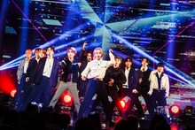 JO1 2ndアルバム発売記念ショーケースイベント「PARTY With Us」の様子。(c)LAPONE ENTERTAINMENT