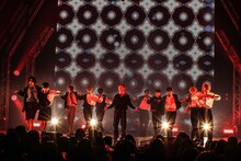 JO1 2ndアルバム発売記念ショーケースイベント「PARTY With Us」の様子。(c)LAPONE ENTERTAINMENT