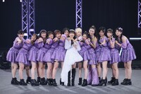 「モーニング娘。'22 CONCERT TOUR ～Never Been Better！～ 森戸知沙希卒業スペシャル」の様子。