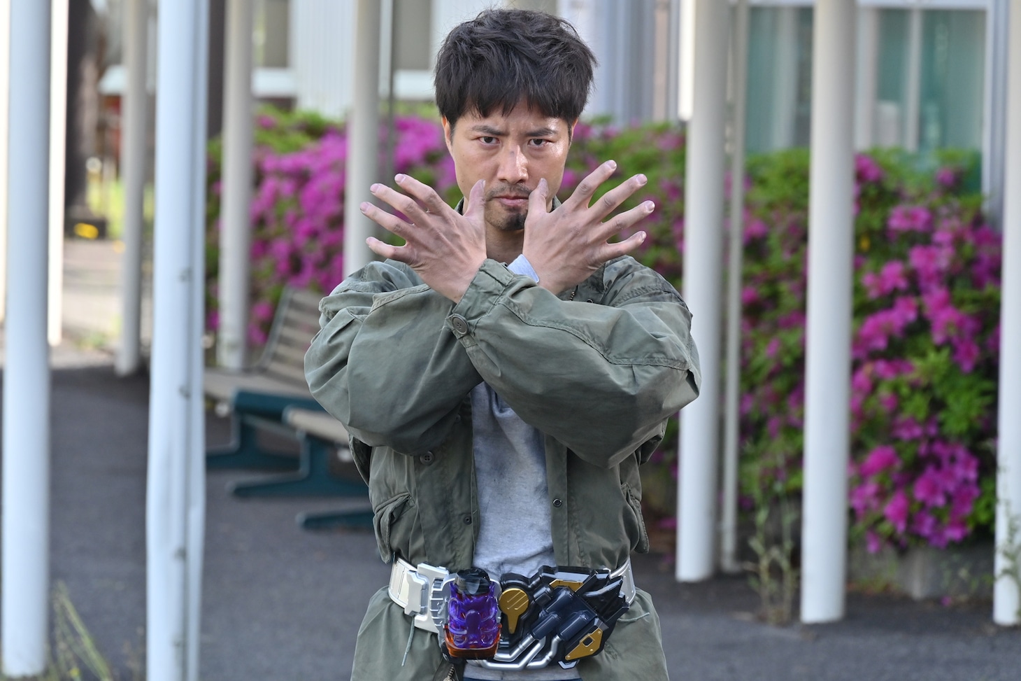 「Birth of Chimera」より、ケイン・コスギ演じるアヅマ。(c)東映特撮ファンクラブ　(c)2021 石森プロ・テレビ朝日・ADK EM・東映