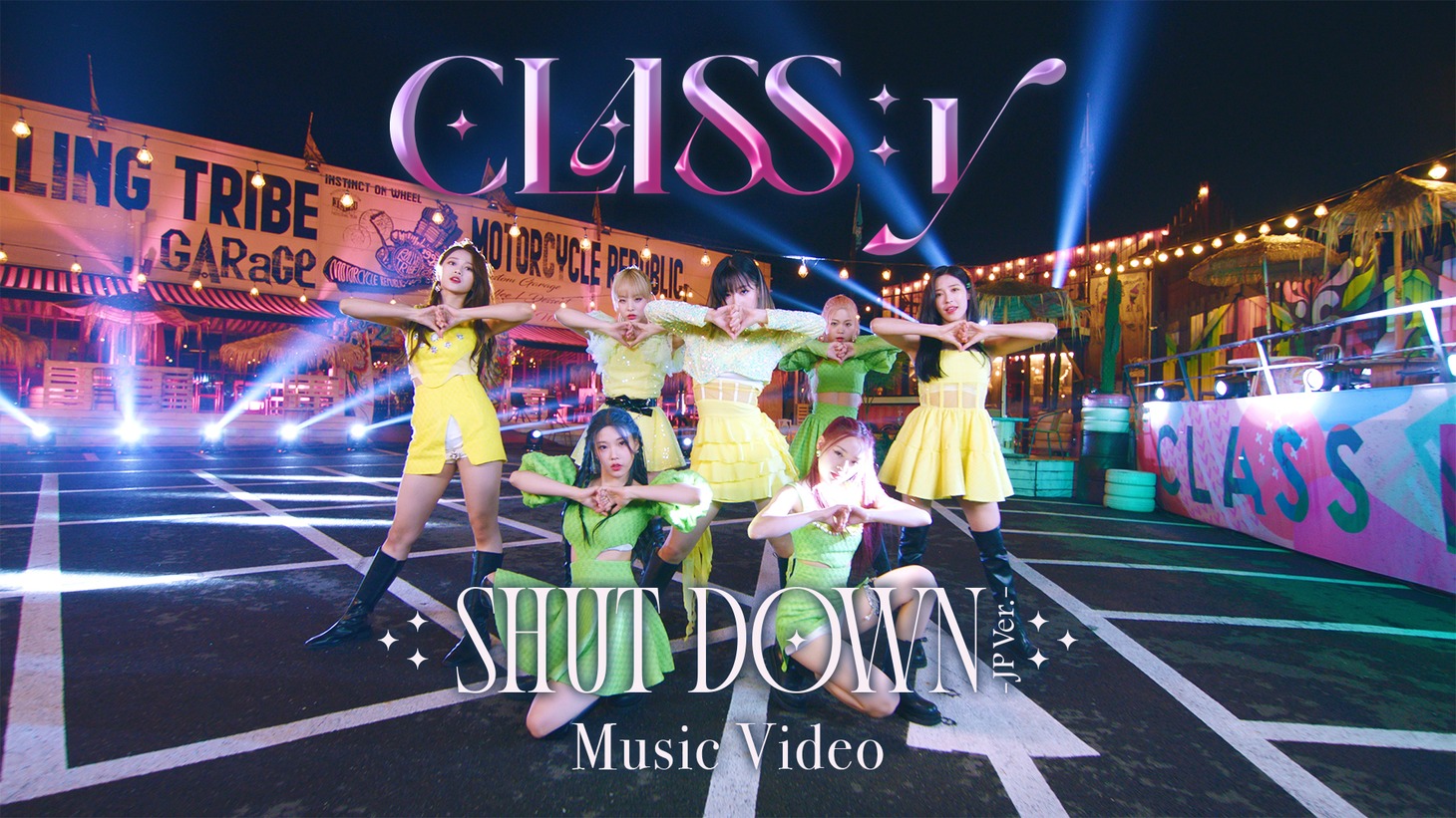 CLASS:y「SHUT DOWN -JP Ver.-」ミュージックビデオより。