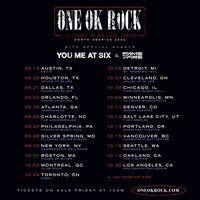「ONE OK ROCK NORTH AMERICA 2022」日程告知用ビジュアル