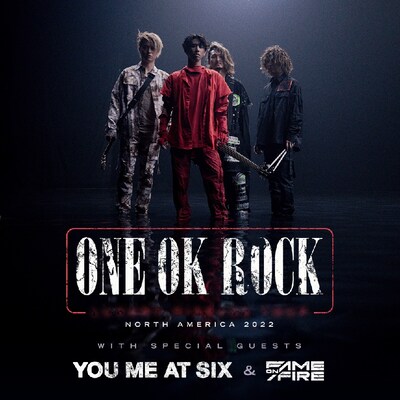 「ONE OK ROCK NORTH AMERICA 2022」告知用ビジュアル