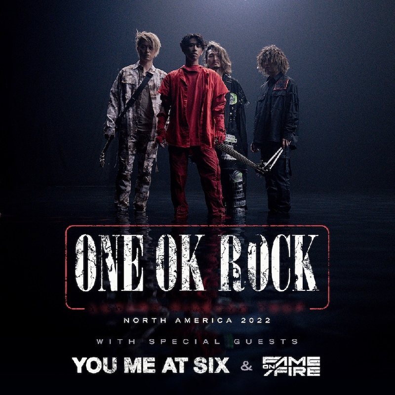 「ONE OK ROCK NORTH AMERICA 2022」告知用ビジュアル