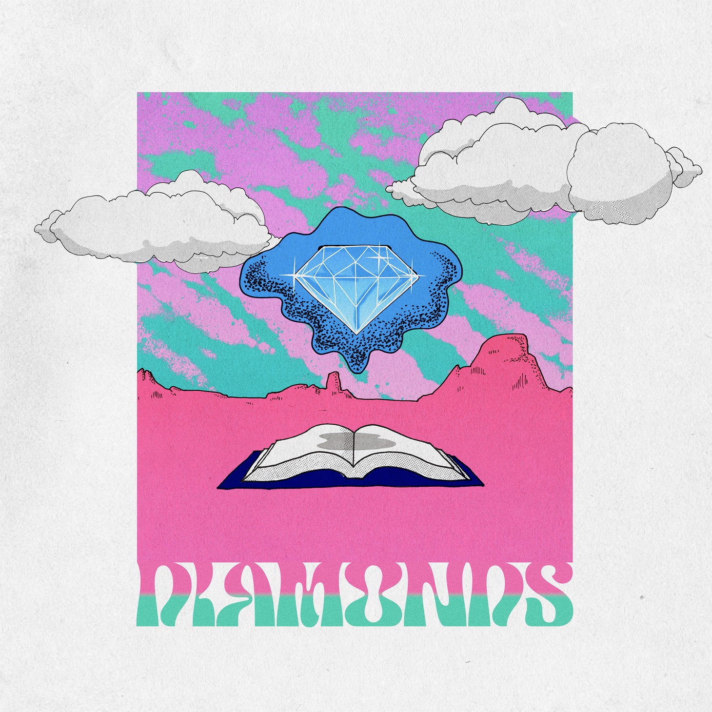 Salmon Pink「Diamonds」配信ジャケット