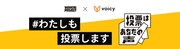 「投票はあなたの声」ビジュアル