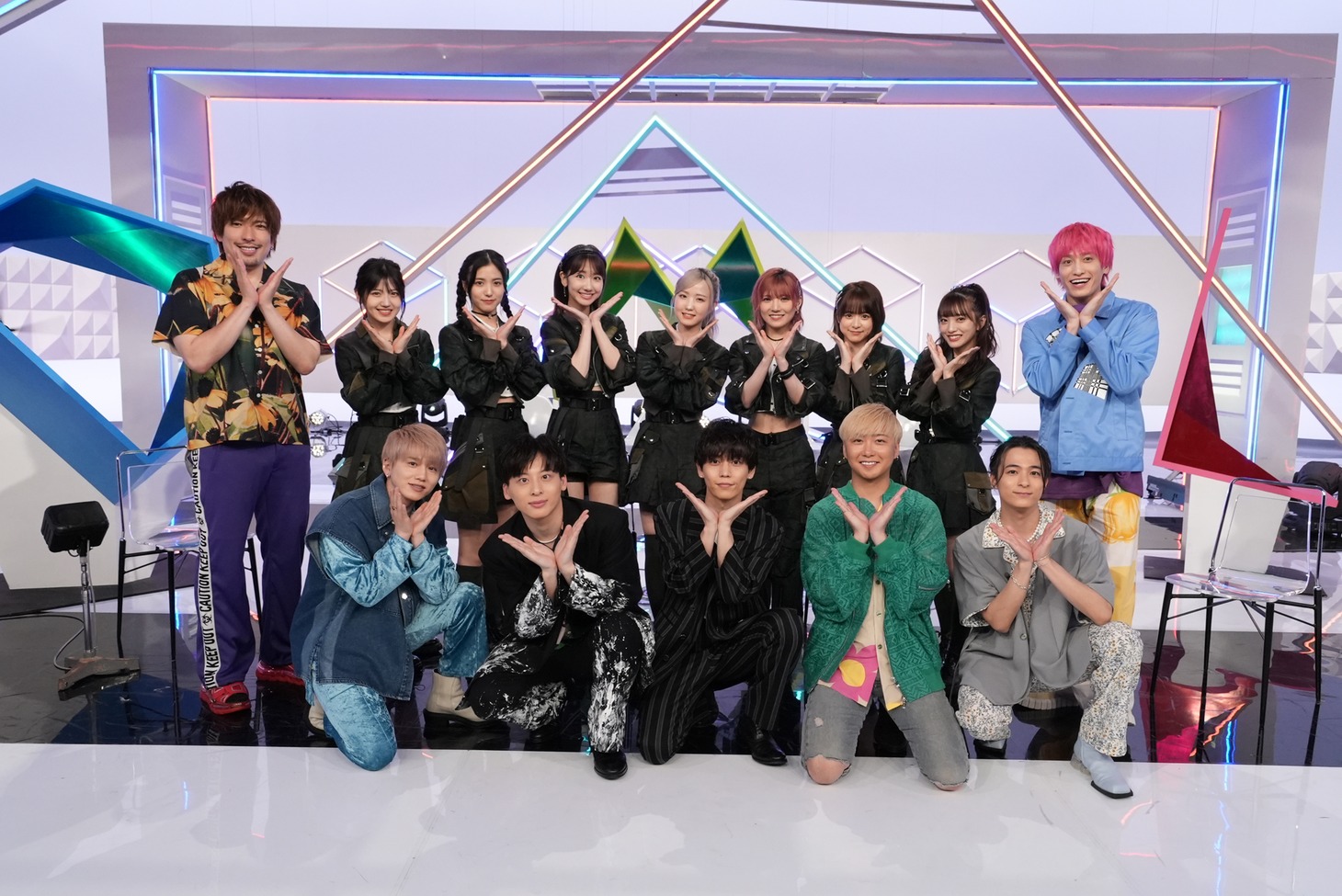 AKB48、Da-iCE、EXIT。(c)日本テレビ