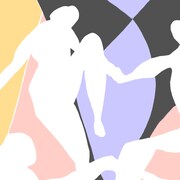 Satoru Ono With Tenniscoats「マティス ダンス 音楽」配信ジャケット