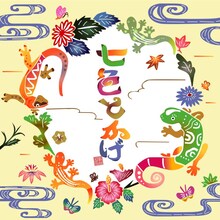 かりゆし58「七色とかげ」ジャケット