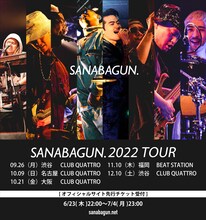 「SANABAGUN. 2022 Tour」告知ビジュアル