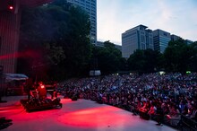 まらしぃとrecheのステージの様子。（Photo by YUTA ITO）