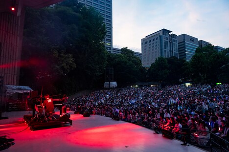 まらしぃとrecheのステージの様子。（Photo by YUTA ITO）