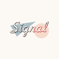 ユカリサ「Signal」配信ジャケット