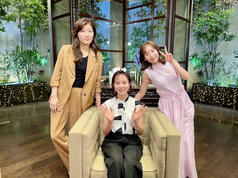 左からヒコロヒー、比嘉愛未、田中みな実。（写真提供：関西テレビ）