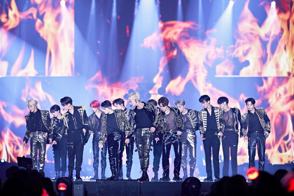 「SEVENTEEN WORLD TOUR [BE THE SUN] - SEOUL」の様子。(c)PLEDIS Entertainment