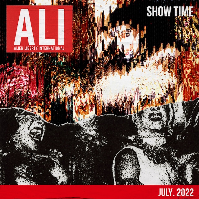 ALI「SHOW TIME feat. AKLO」配信ジャケット