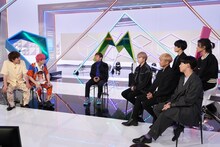 EXIT、松浦勝人会長、Da-iCE。(c)日本テレビ