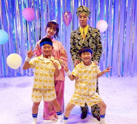 マハラージャン「その気にさせないで」ミュージックビデオ撮影時の様子。