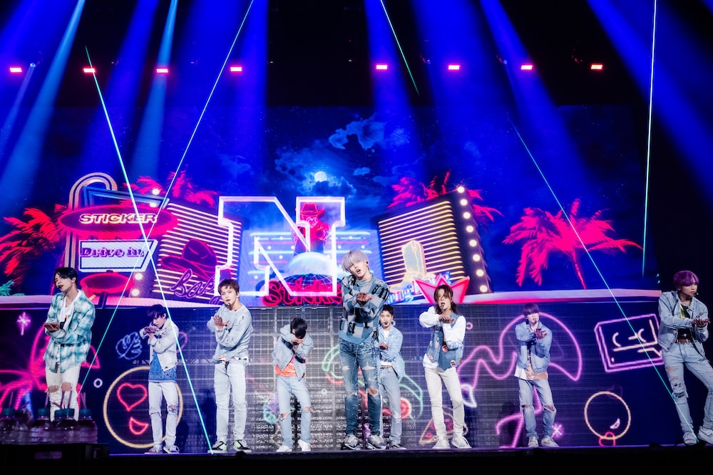 「NCT 127 2ND TOUR ‘NEO CITY：JAPAN - THE LINK’」大阪公演の様子。（撮影：田中聖太郎）