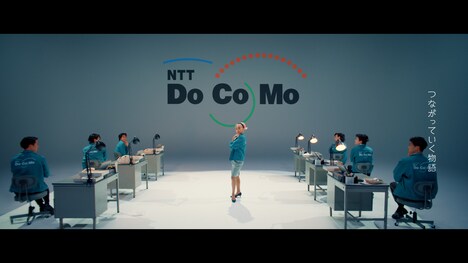 ドコモのWebムービー「もしも史」のワンシーン。