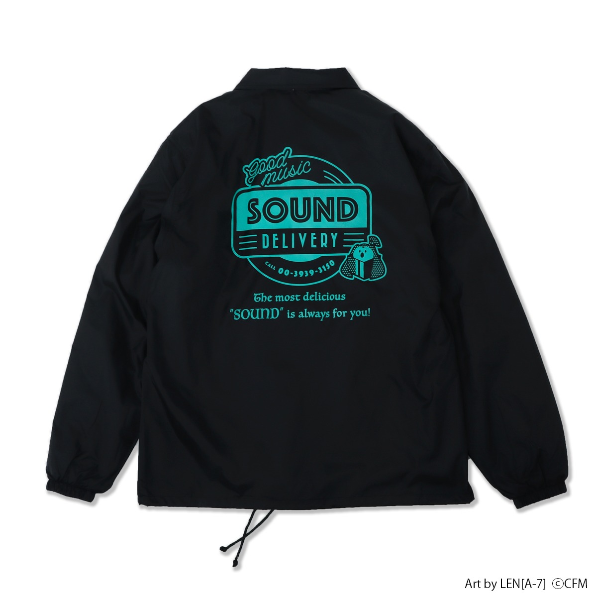 初音ミク SOUND DELIVERY コーチジャケット