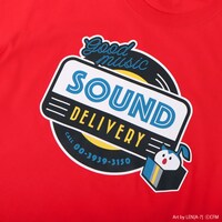 初音ミク SOUND DELIVERY デリバリースタッフTシャツ KAITO（レッド）