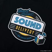 初音ミク SOUND DELIVERY デリバリースタッフTシャツ KAITO（ブラック）