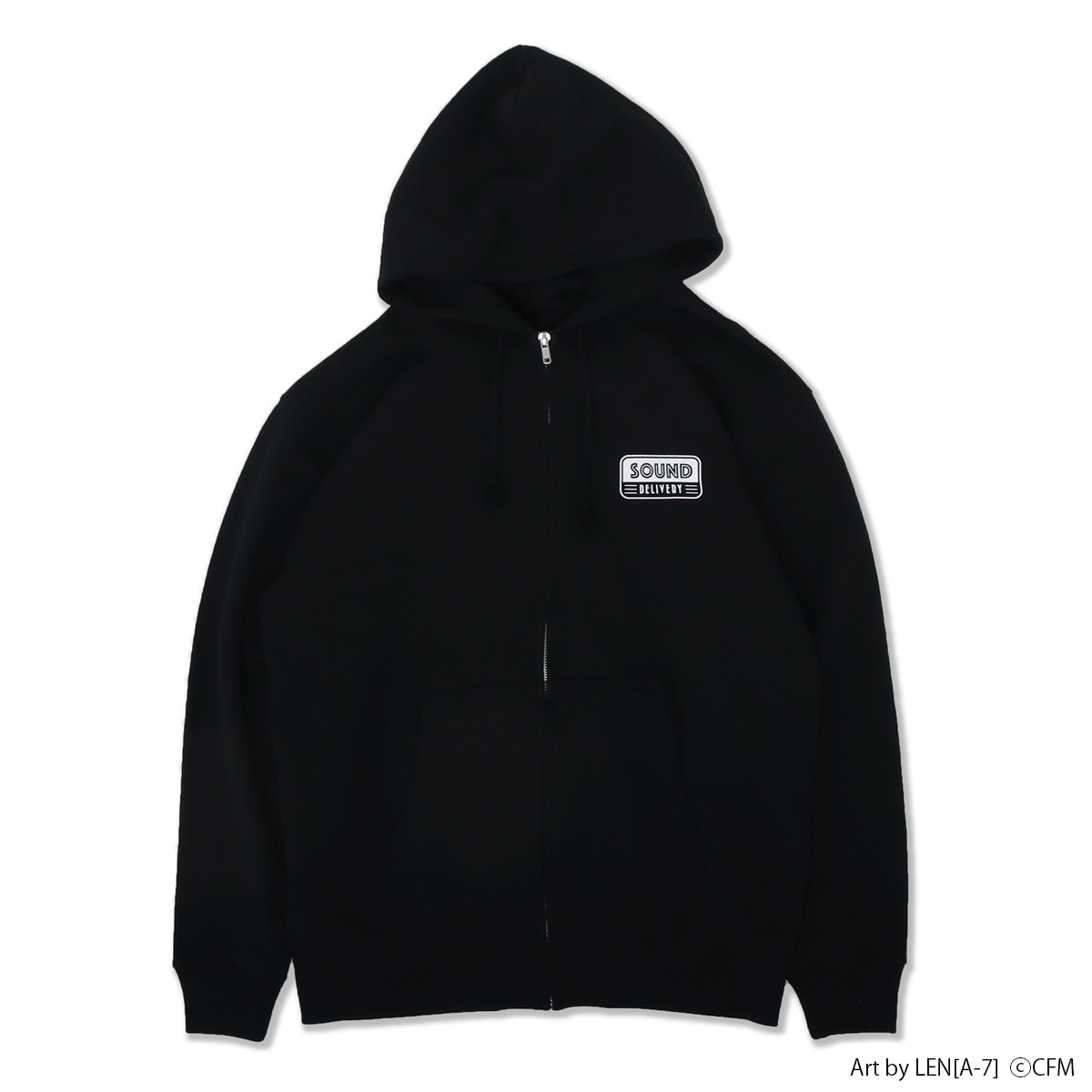 初音ミク SOUND DELIVERY ジップアップパーカー