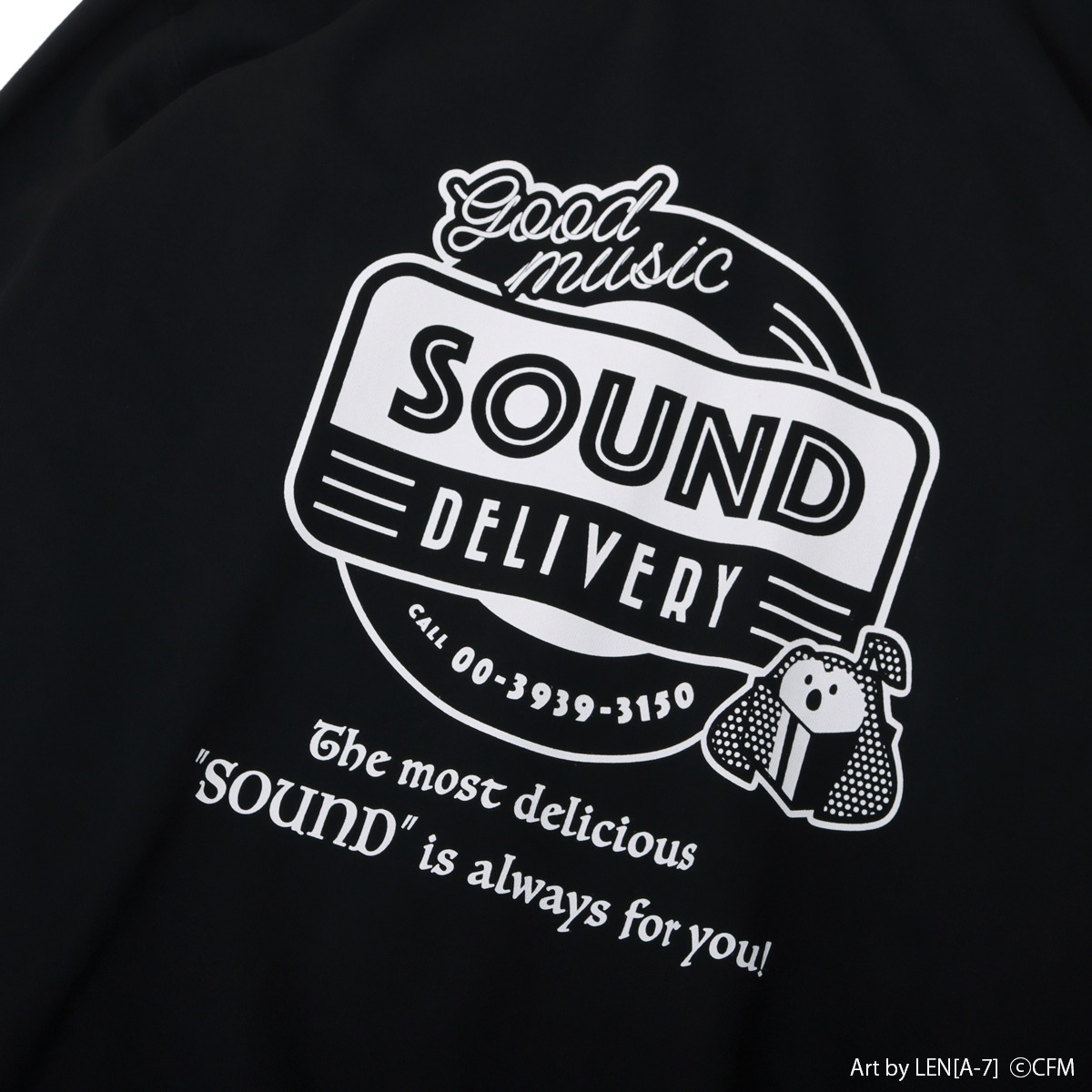 初音ミク SOUND DELIVERY ジップアップパーカー