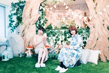 左からよきゅーん、レナ。