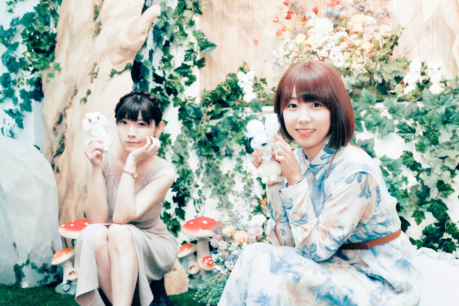 左からよきゅーん、レナ。